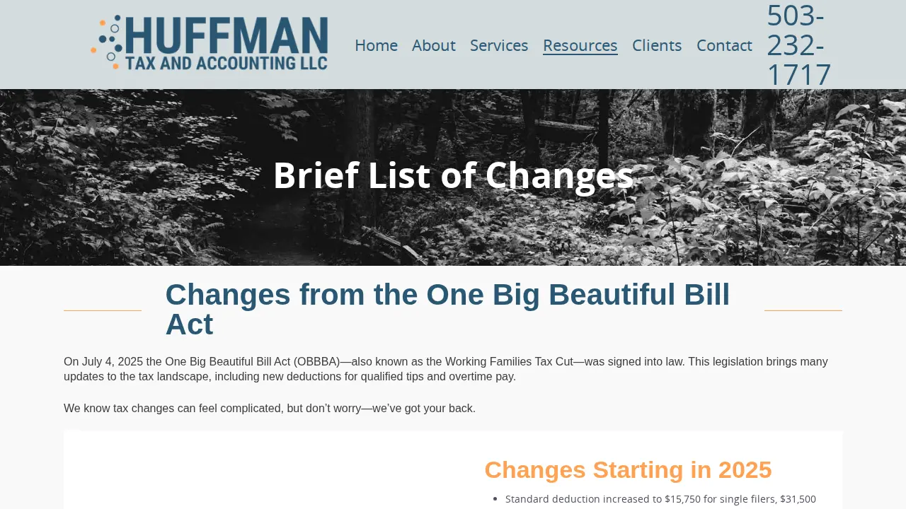 Huffman Tax and Accounting LLC page