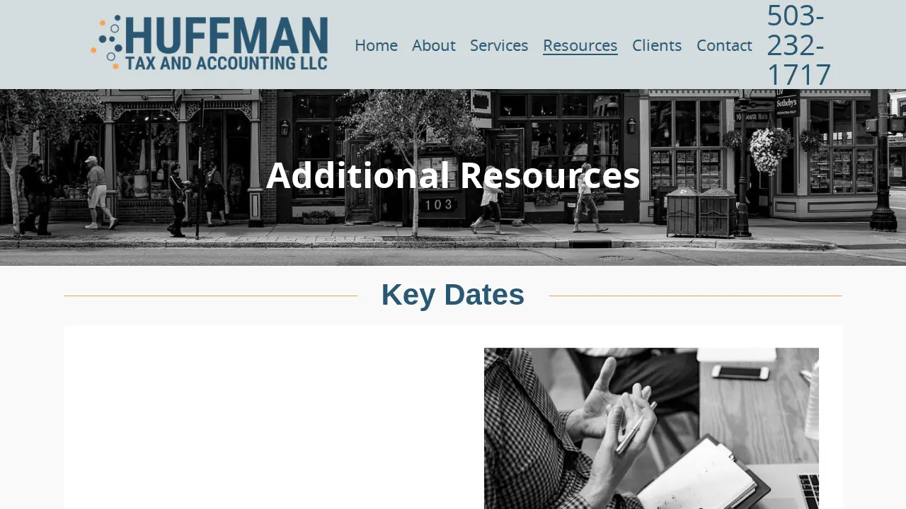 Huffman Tax and Accounting LLC page