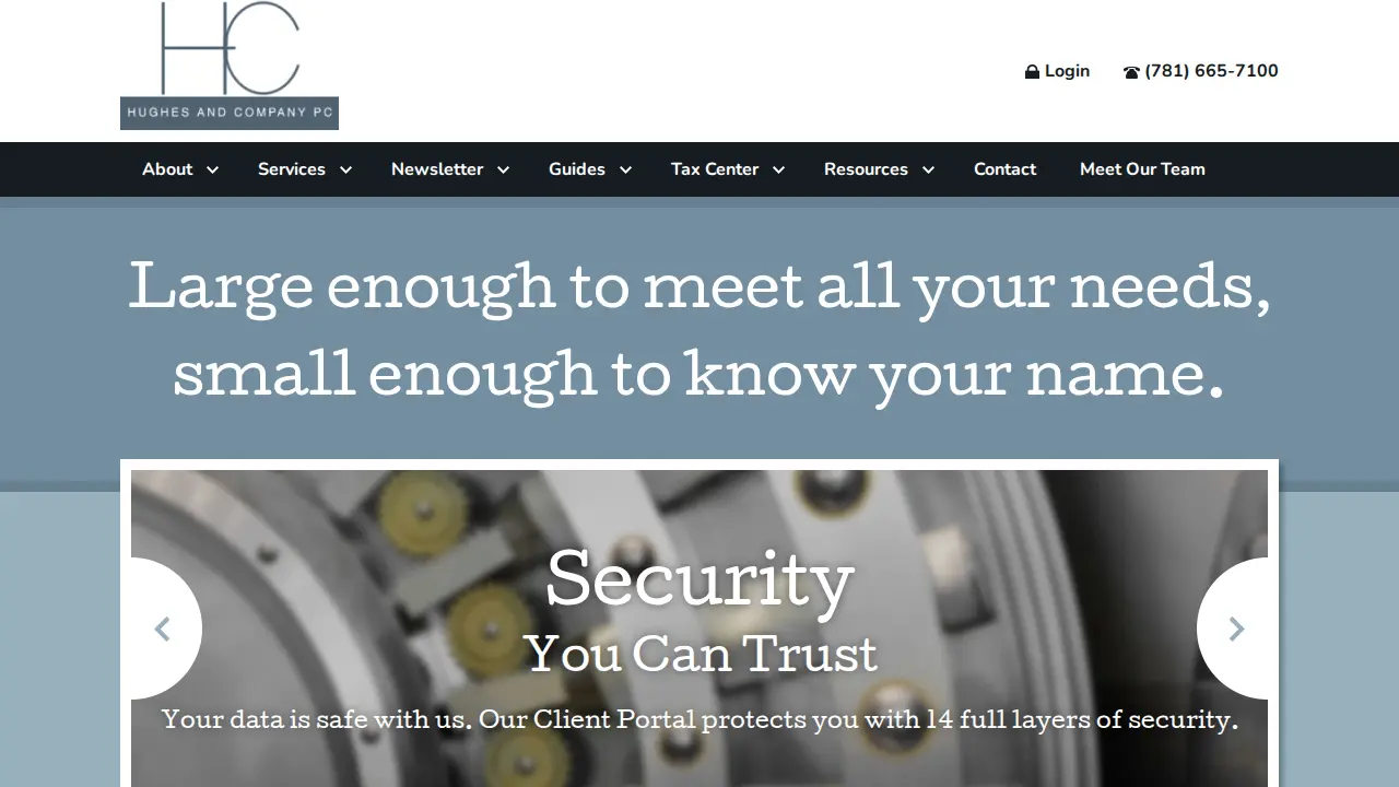 Hughes & Co page