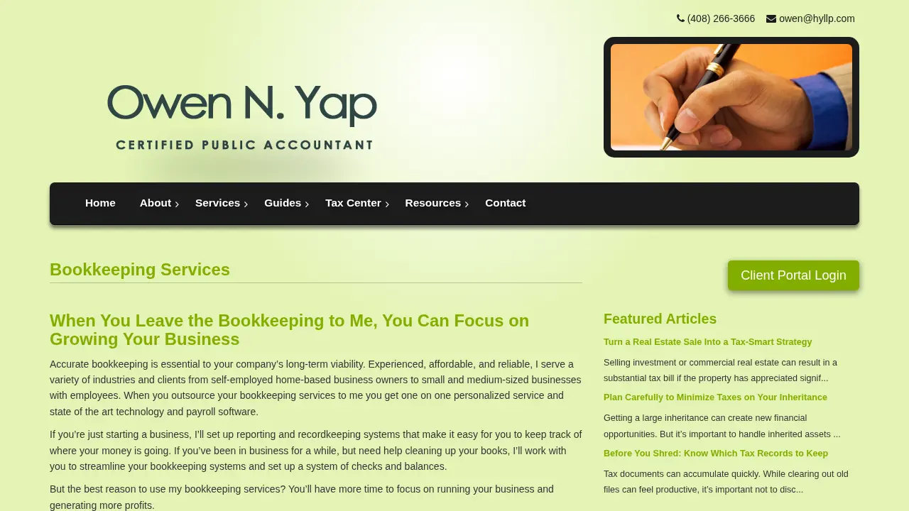 Owen N. Yap, CPA page
