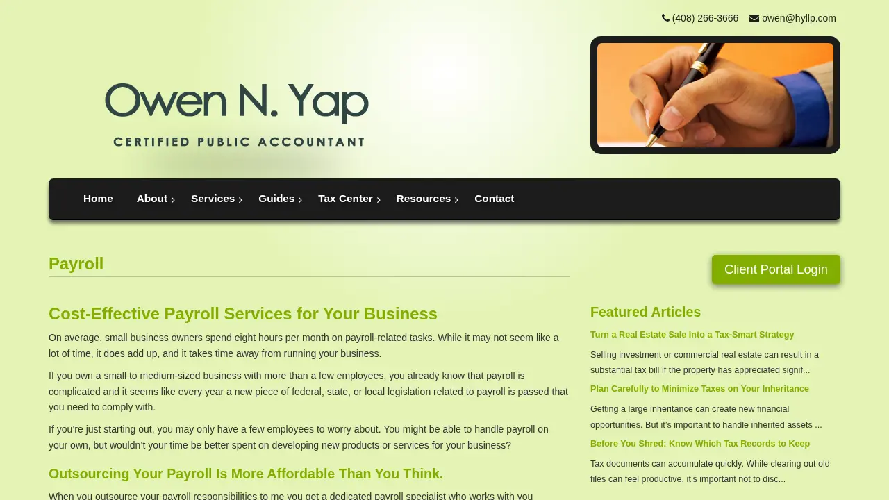 Owen N. Yap, CPA page