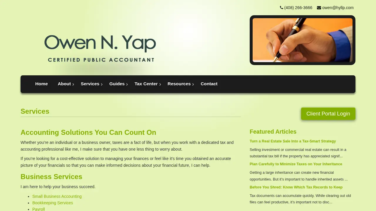 Owen N. Yap, CPA page