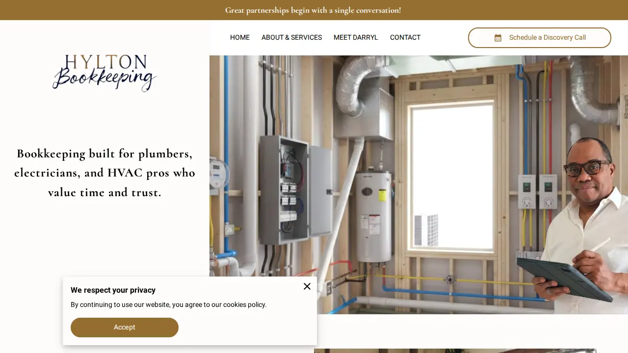 Hylton Bookkeeping website