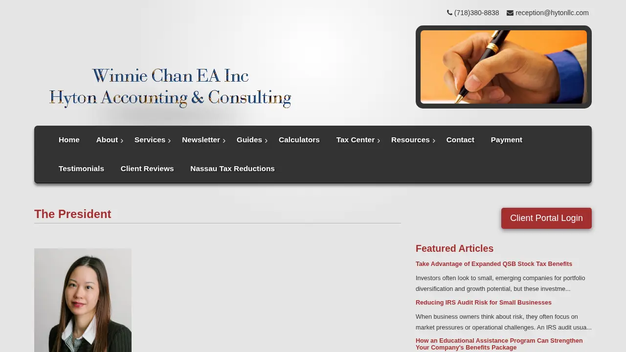 Hyton Accounting & Consulting page