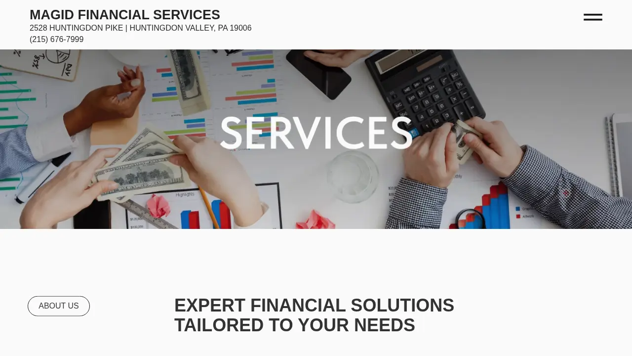 Magid Financial Services page