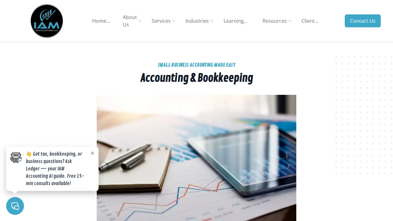 IAM Accounting LLC page