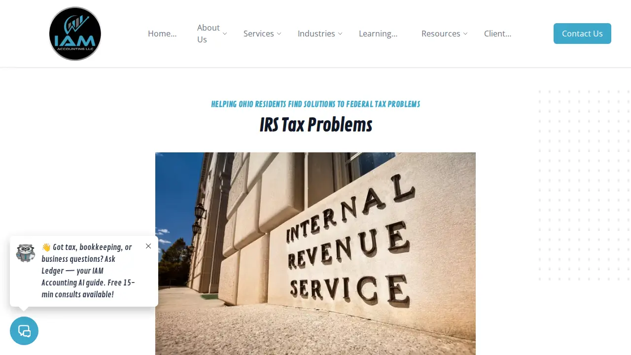 IAM Accounting LLC page
