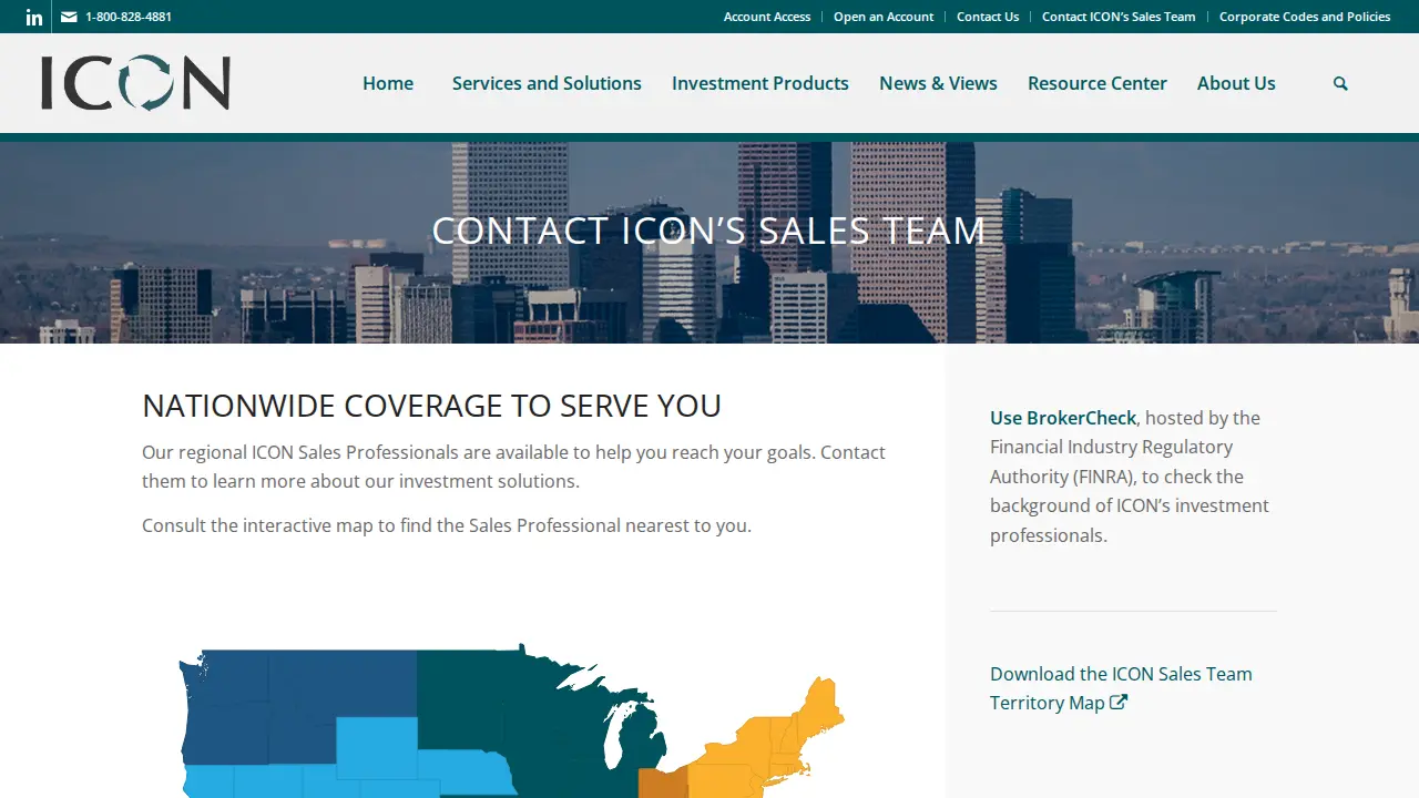 Icon Advisers Inc page