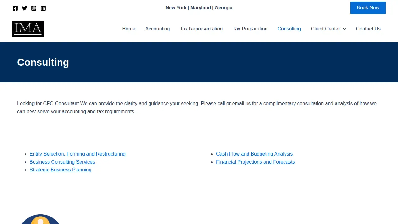 IMA Tax and Accounting LLC page