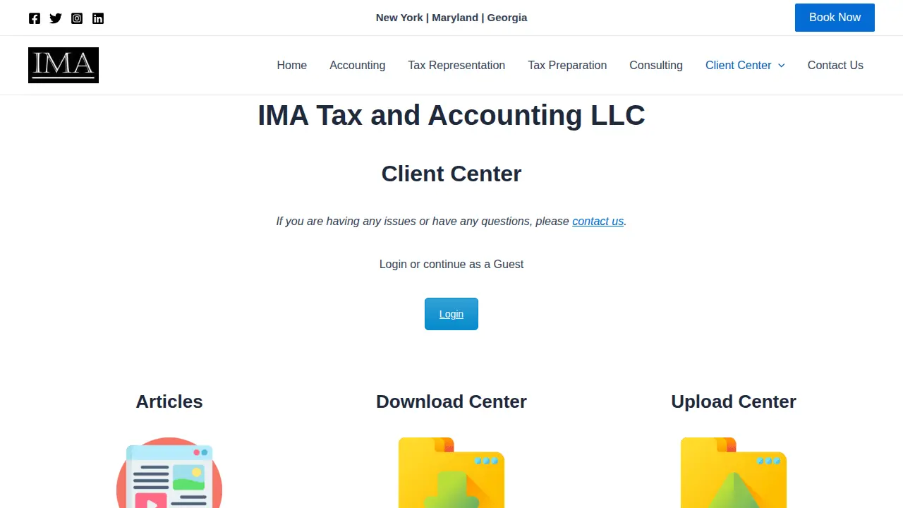 IMA Tax and Accounting LLC page