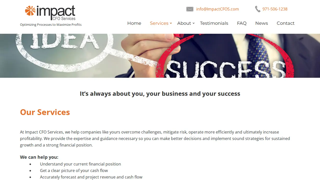 impact cfo page