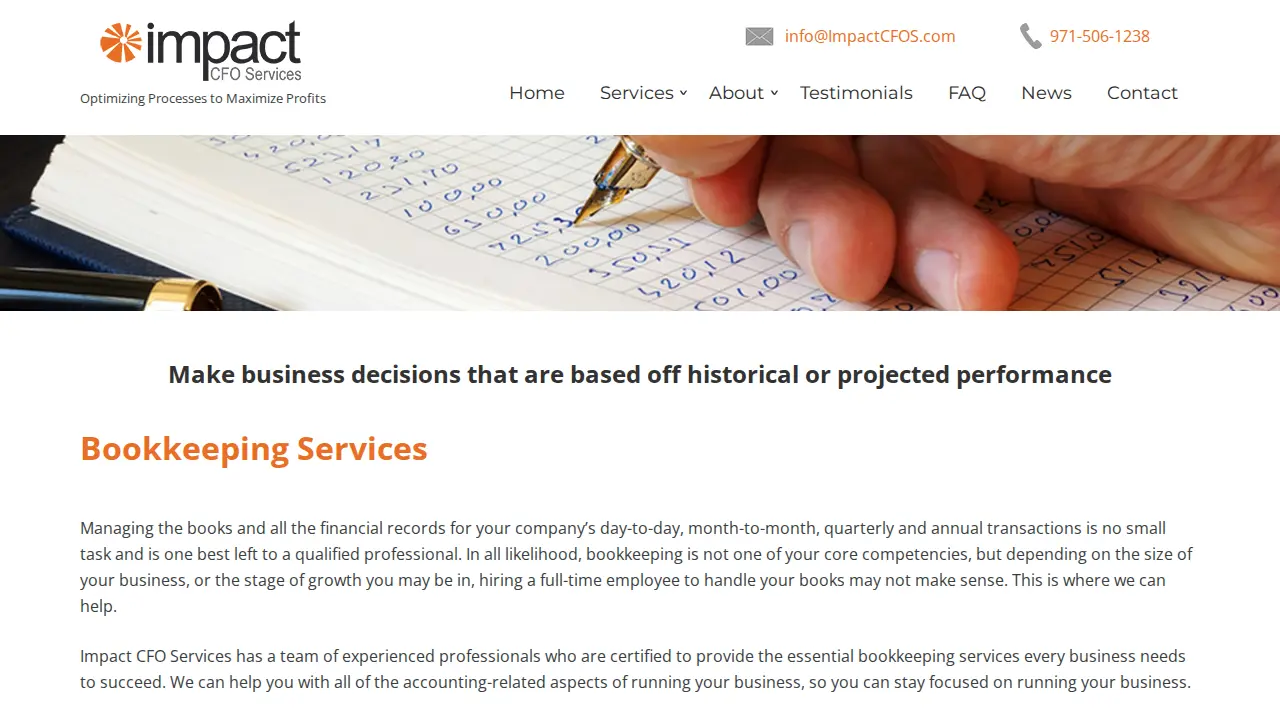 impact cfo page