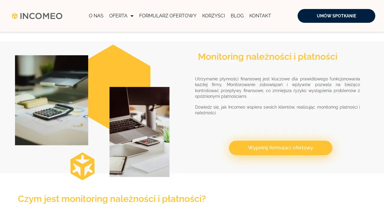 Incomeo Biuro rachunkowe | Doradztwo finansowe - Łódź Górna page