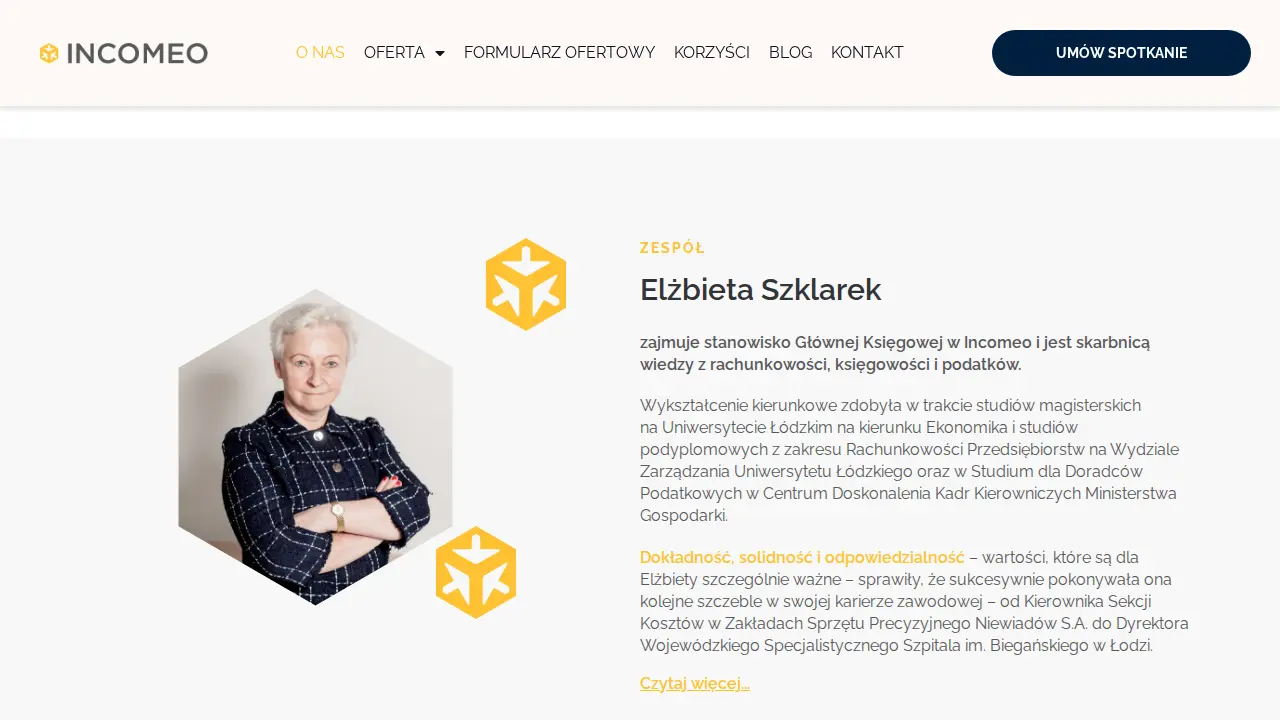 Incomeo Biuro rachunkowe | Doradztwo finansowe - Łódź Górna page