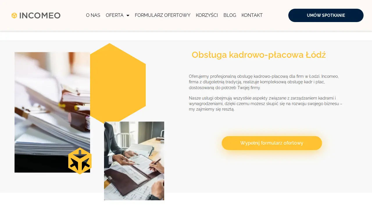 Incomeo Biuro rachunkowe | Doradztwo finansowe - Łódź Górna page