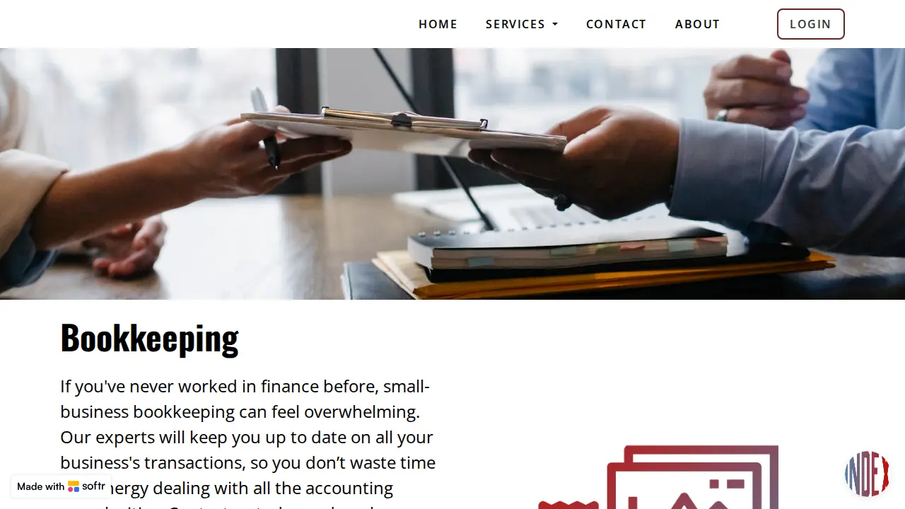 Index Bookkeeping Solutions page