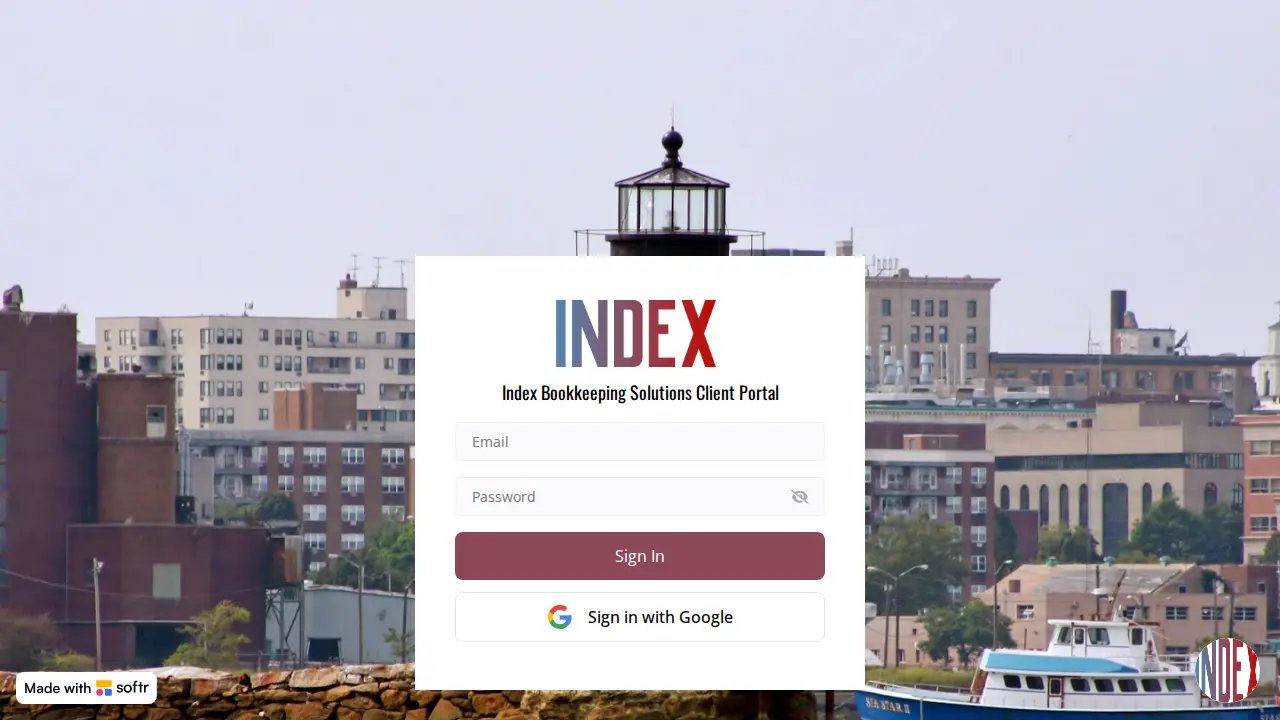 Index Bookkeeping Solutions page