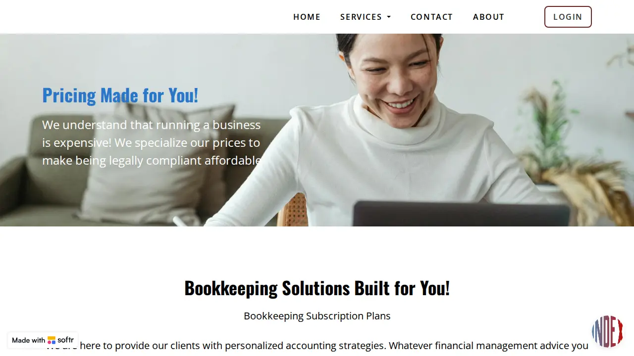 Index Bookkeeping Solutions page
