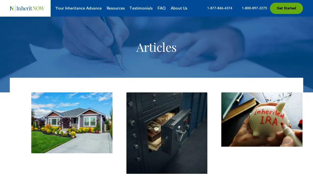 InheritNOW page