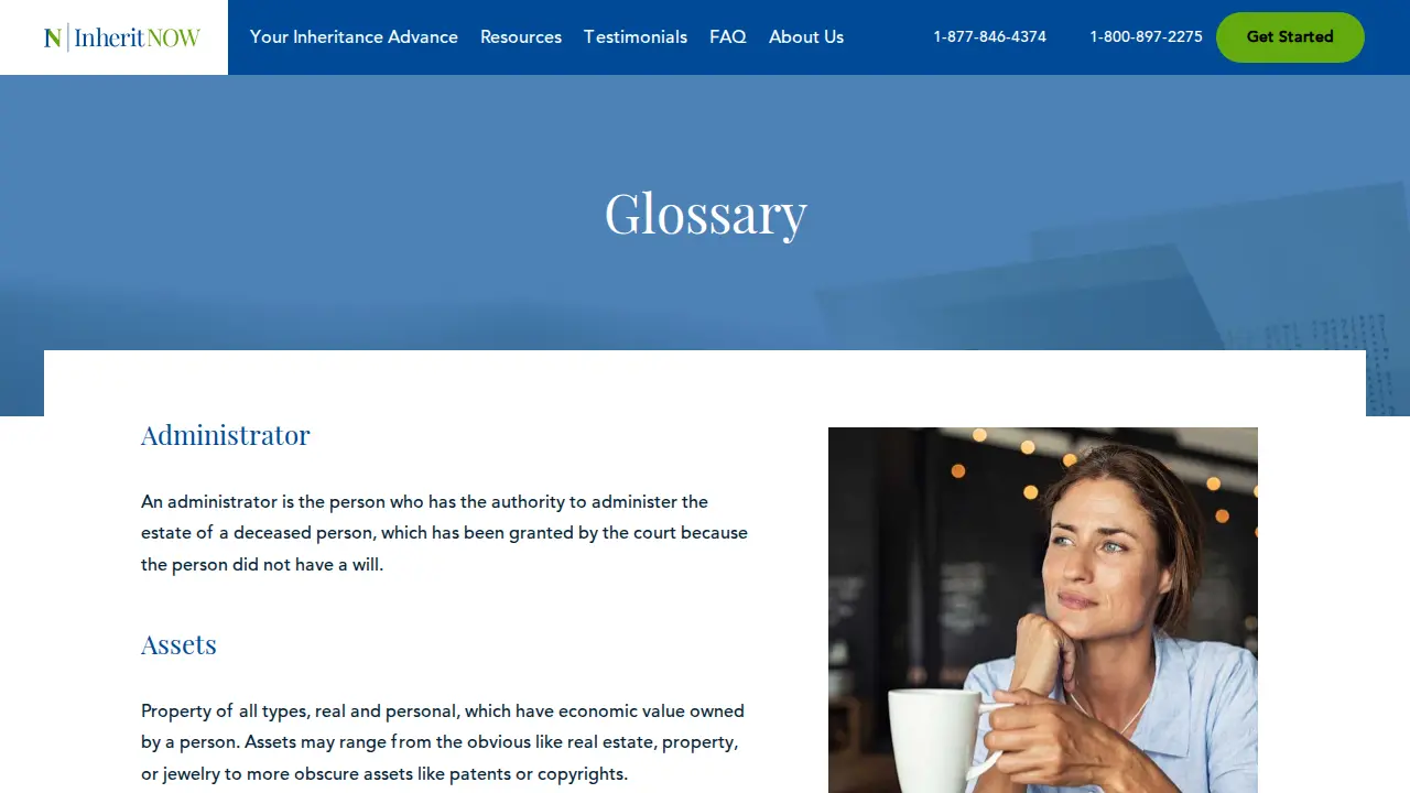 InheritNOW page