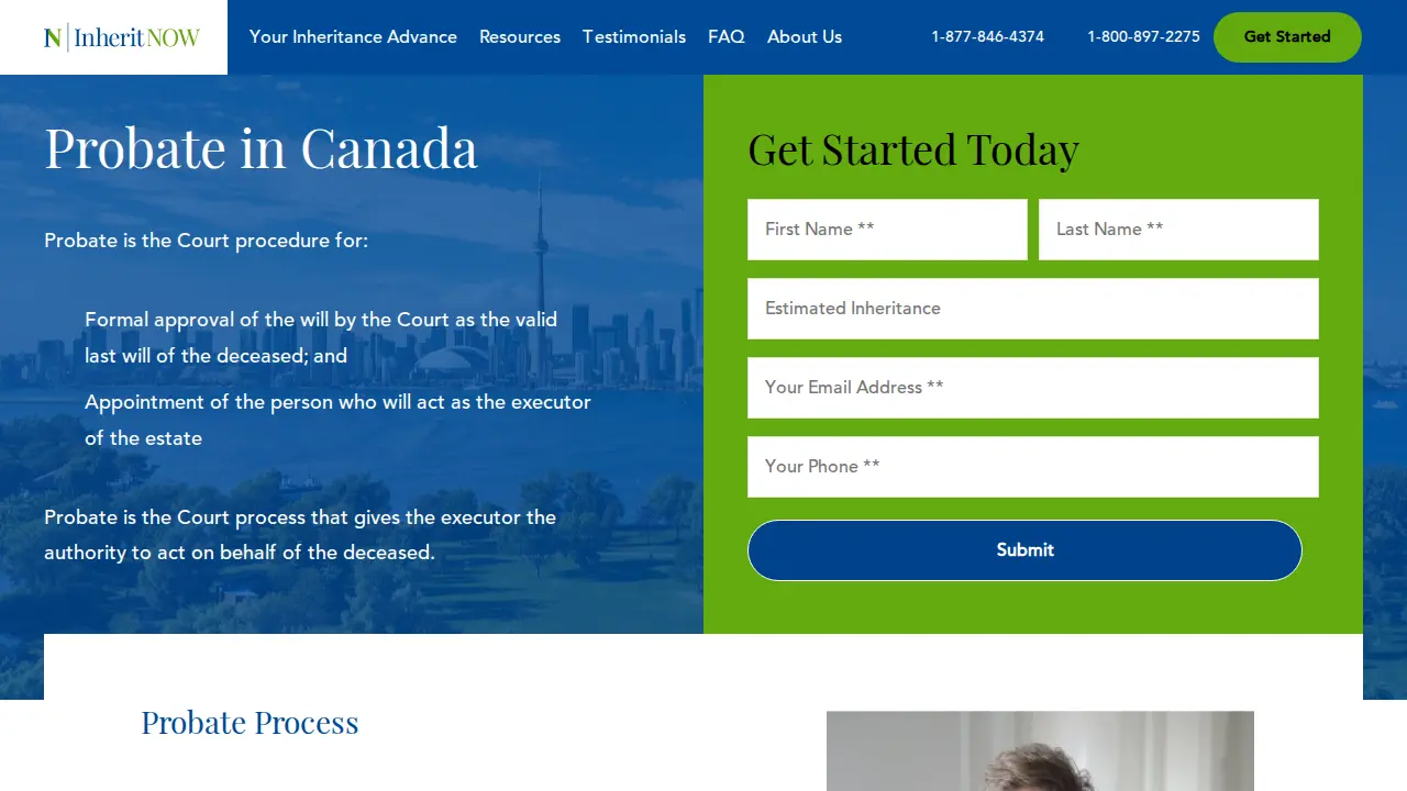 InheritNOW page