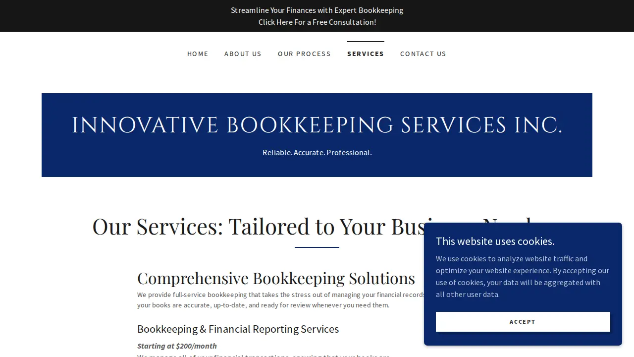 Innovative Bookkeeping Services Inc page