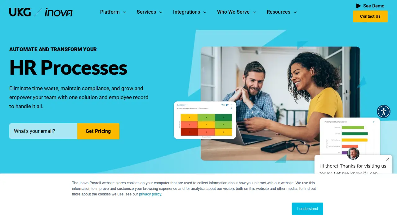Inova Payroll page