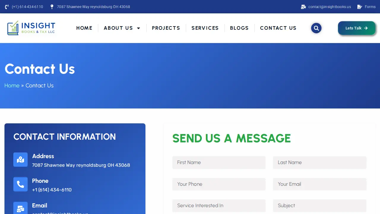 Insight Books & Tax LLC page