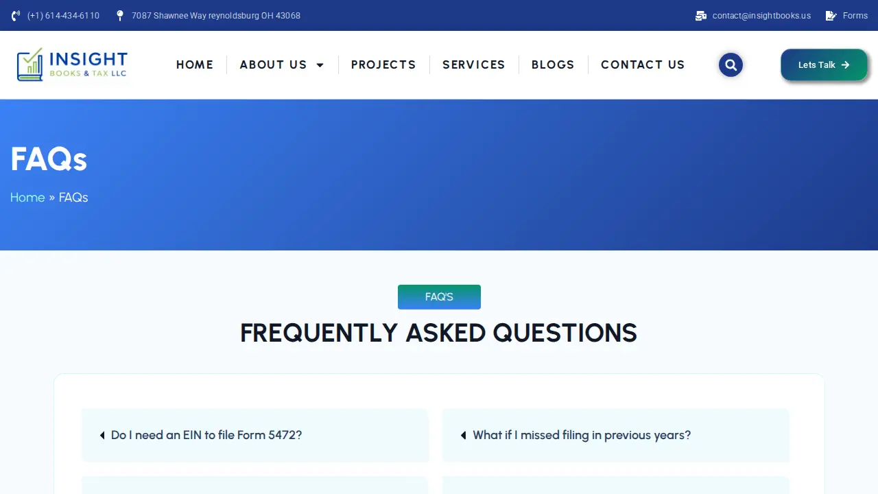Insight Books & Tax LLC page