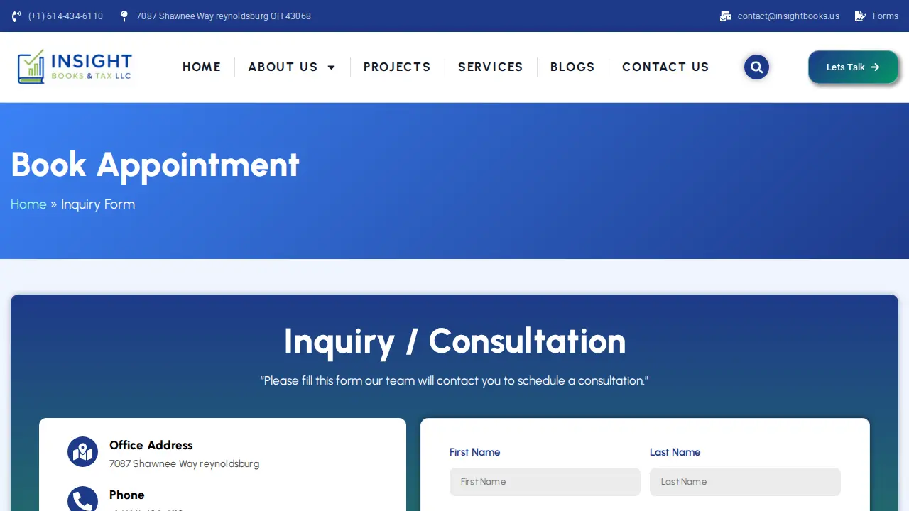 Insight Books & Tax LLC page