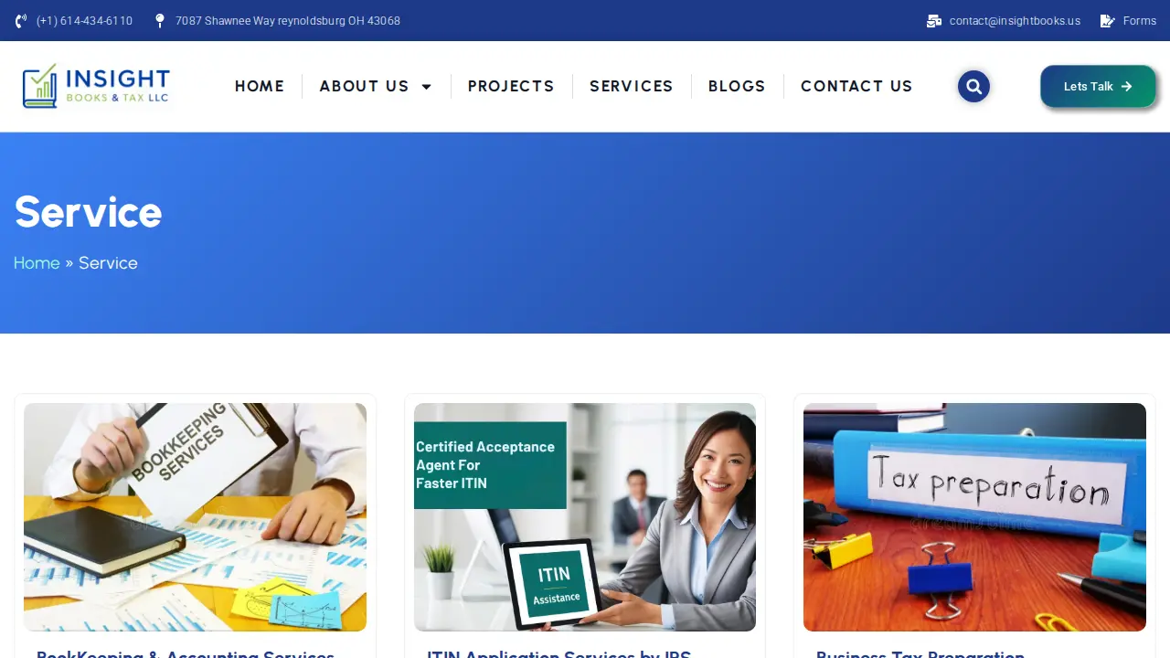 Insight Books & Tax LLC page