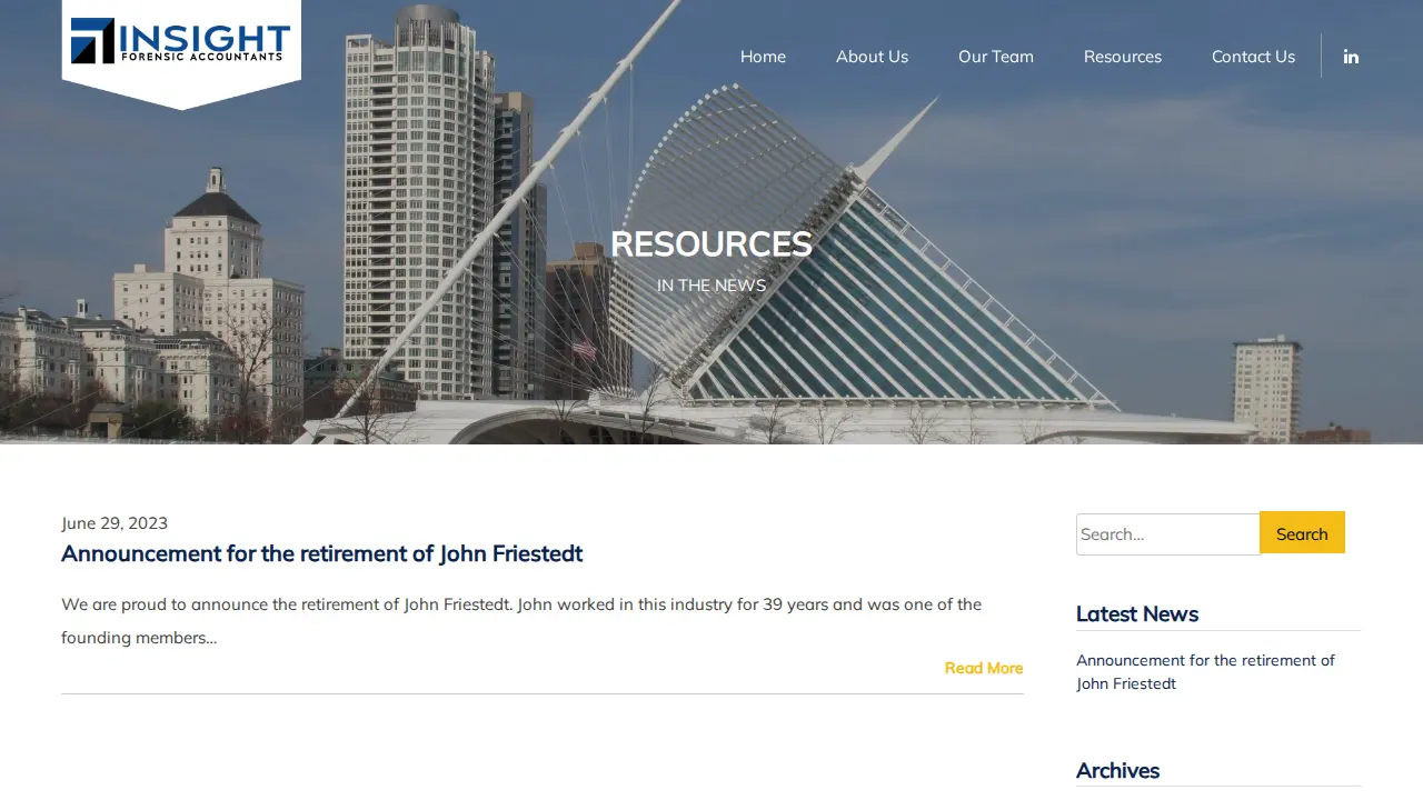Insight Forensic Accountants S.C. page