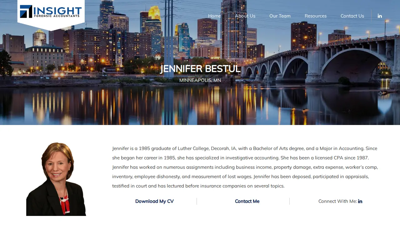 Insight Forensic Accountants S.C. page