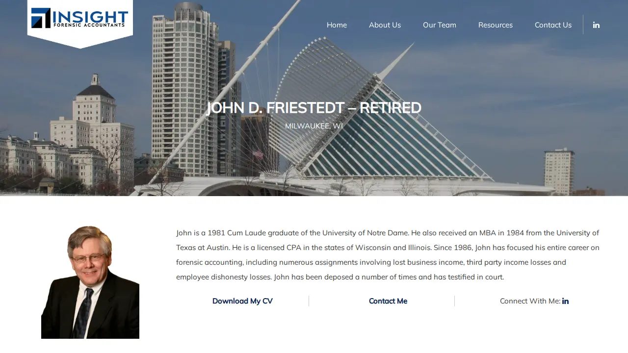 Insight Forensic Accountants S.C. page