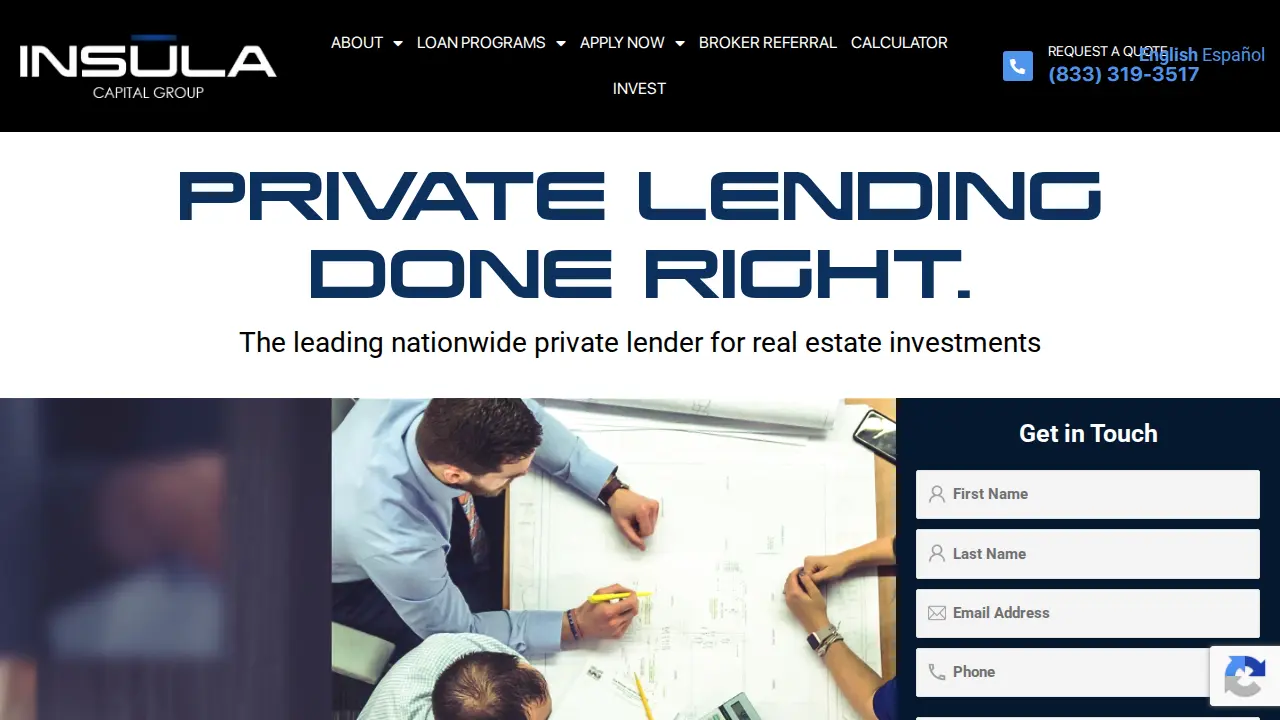 Insula Capital Group page