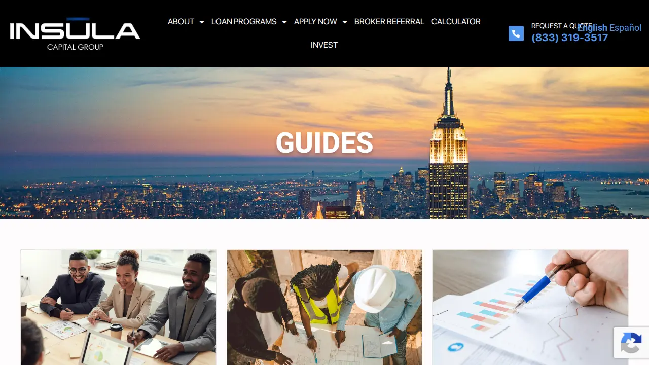 Insula Capital Group page