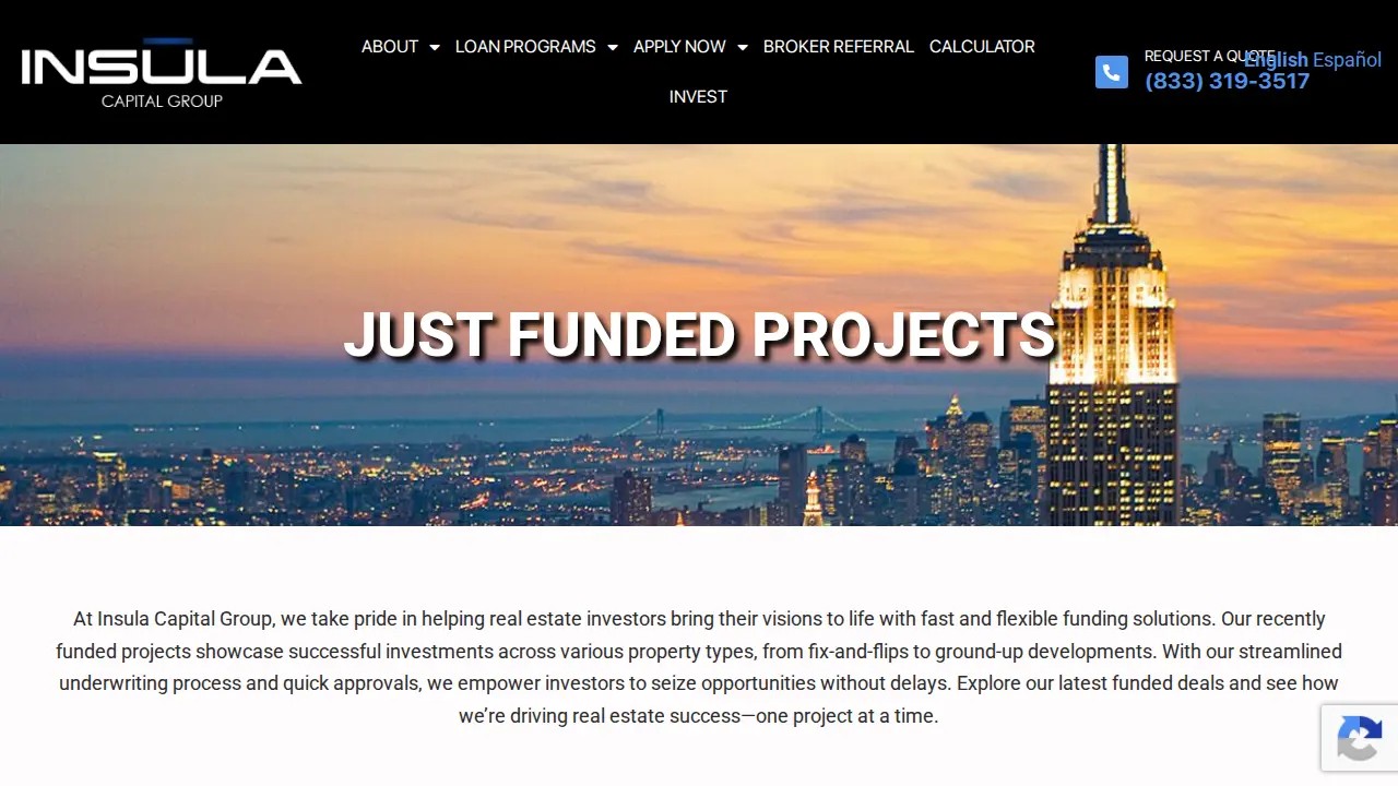 Insula Capital Group page