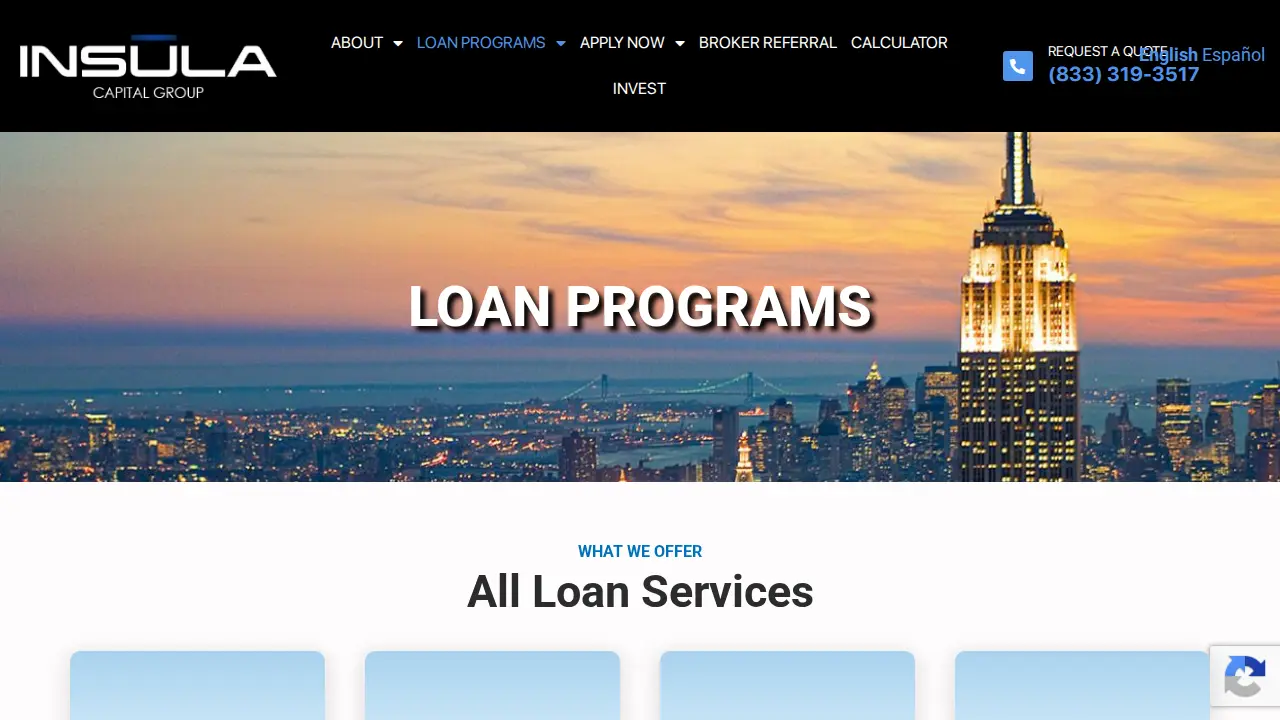 Insula Capital Group page