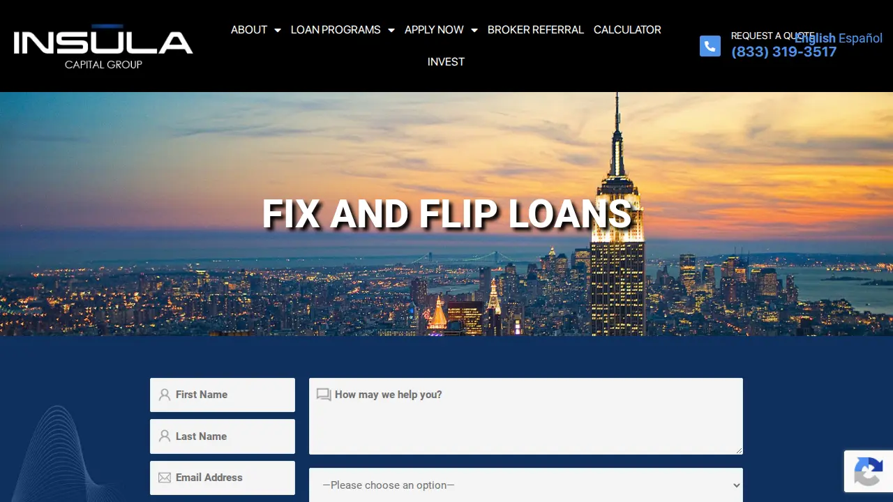 Insula Capital Group page