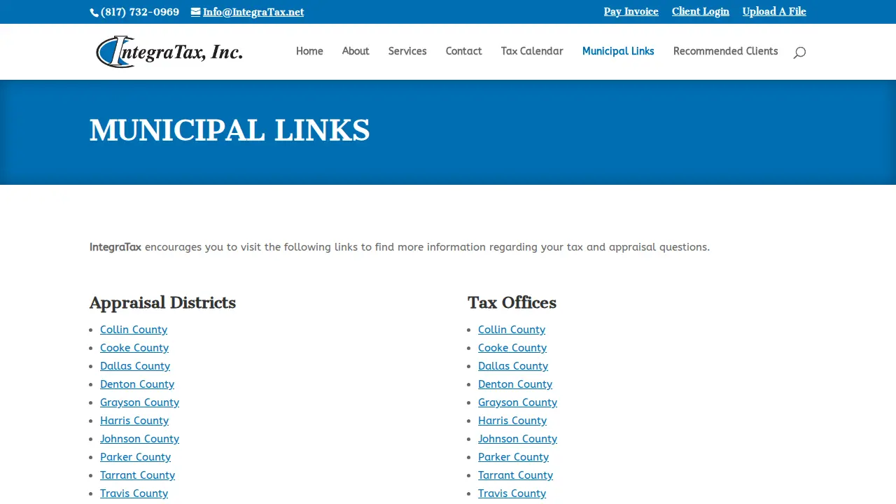 IntegraTax, Inc. page