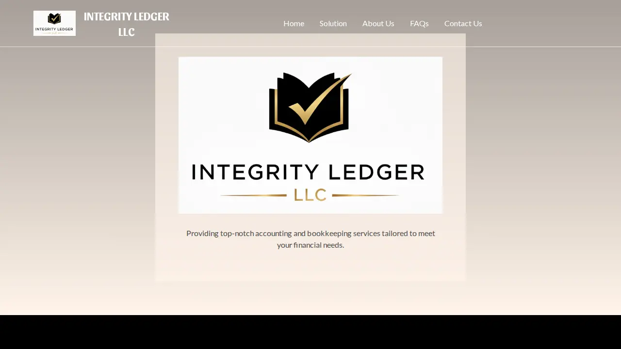 Integrity Ledger LLC website