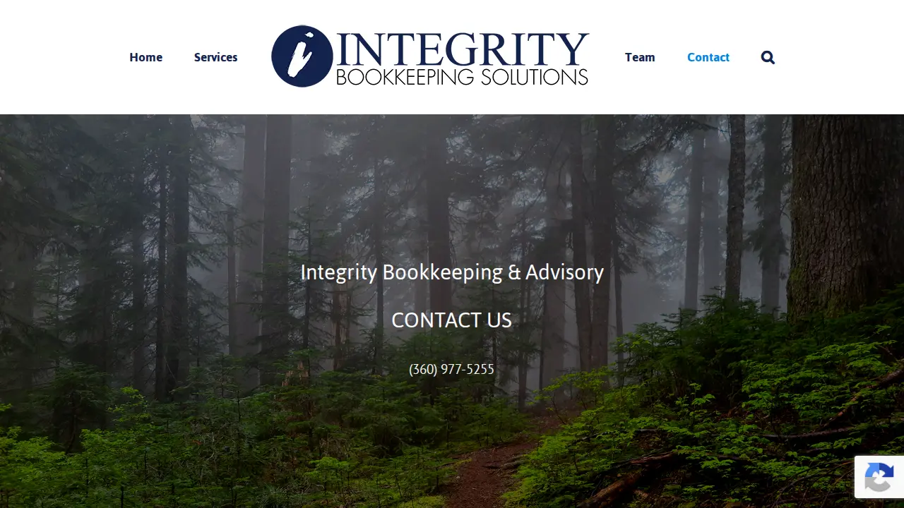 Integrity Bookkeeping Solutions page