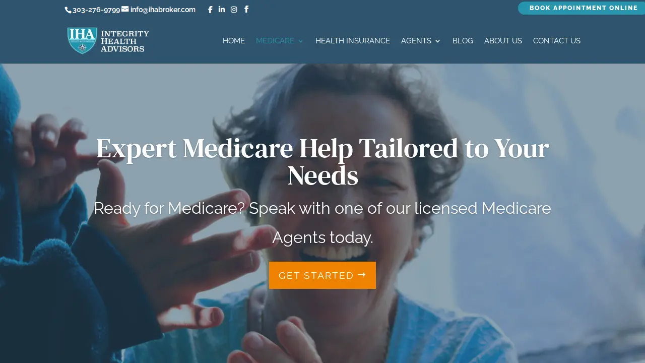 Integrity Health Advisors page