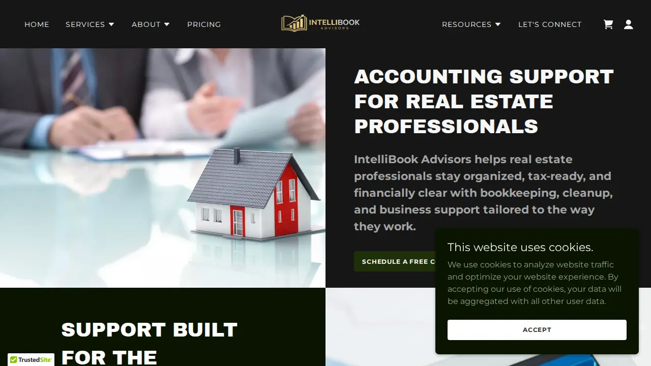 Intellibook Advisors page