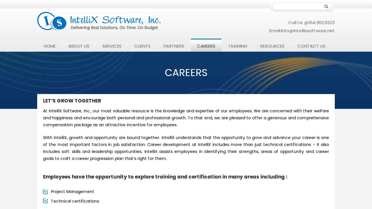 IntelliX Software, Inc page
