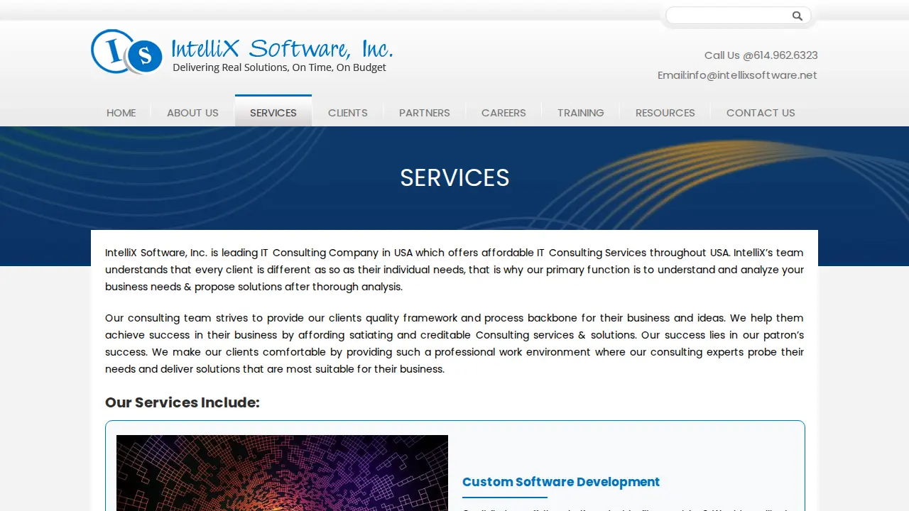 IntelliX Software, Inc page