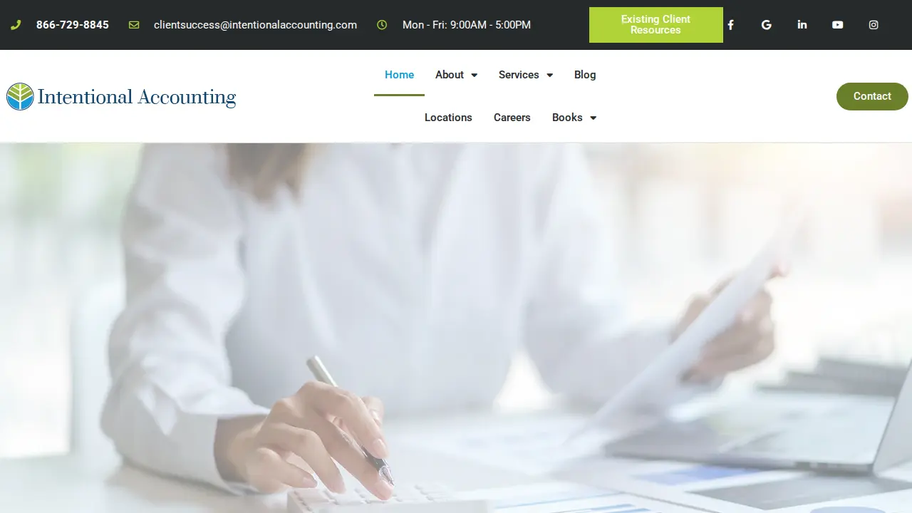 Intentional Accounting page