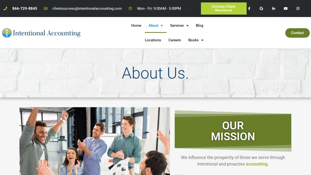 Intentional Accounting page