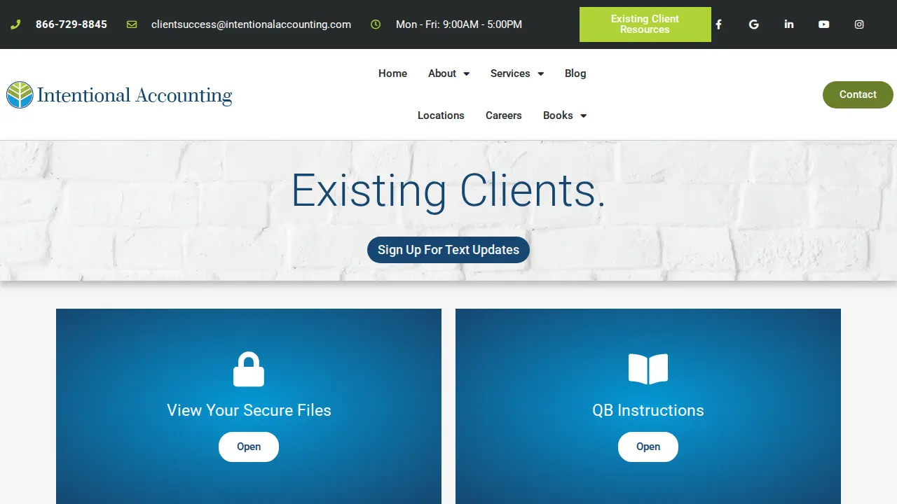 Intentional Accounting page