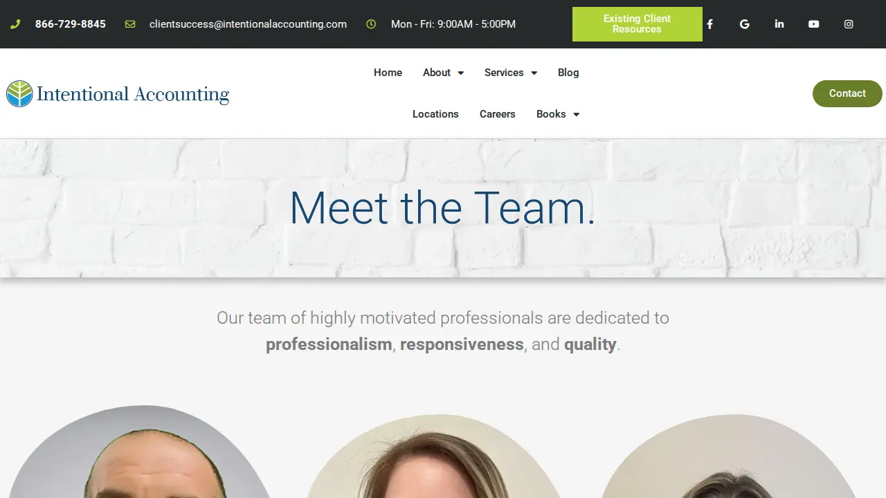 Intentional Accounting page